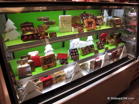 The display cases are always well presented